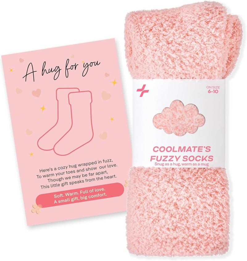 CoolMate Store GLOBAL Fuzzy Socks for Women Valetines Gift Box, Cozy, Soft, Stocking Stuffers, Comfy Cloud-Like Socks for Spa,Home - Image 1
